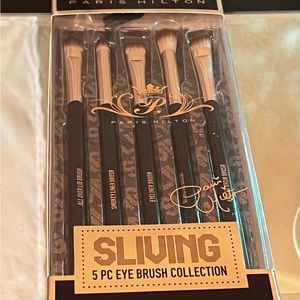 Paris Hilton SLIVING 5 PC EYE BRUSH COLLECTION brand new in box